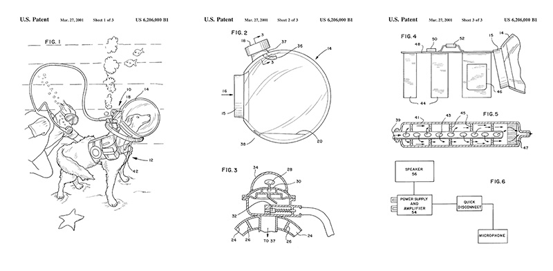 Illustrations from Dwane Folsom's 1997 patent filing